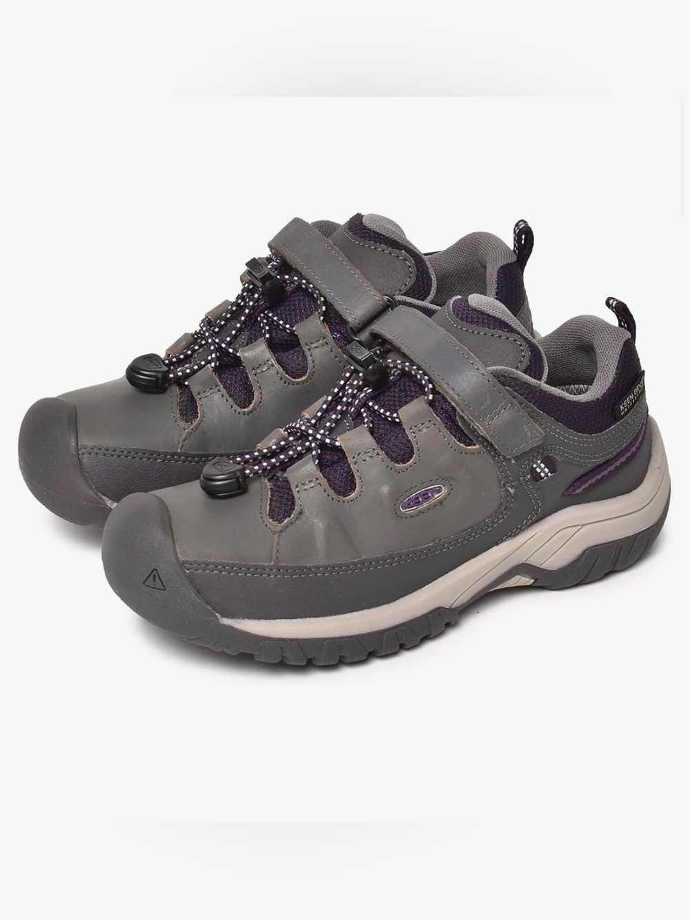 Keen Kids Gray and Purple Hiking Sneakers